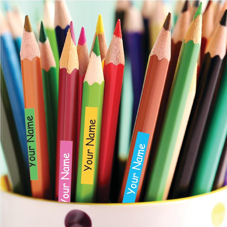 Pencil Thin Waterproof Labels WOVINA
